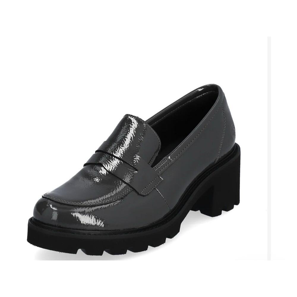 Remonte Loafers Women's D0A00 Classic Pumps Dark Gray Sz 39 US 8.5